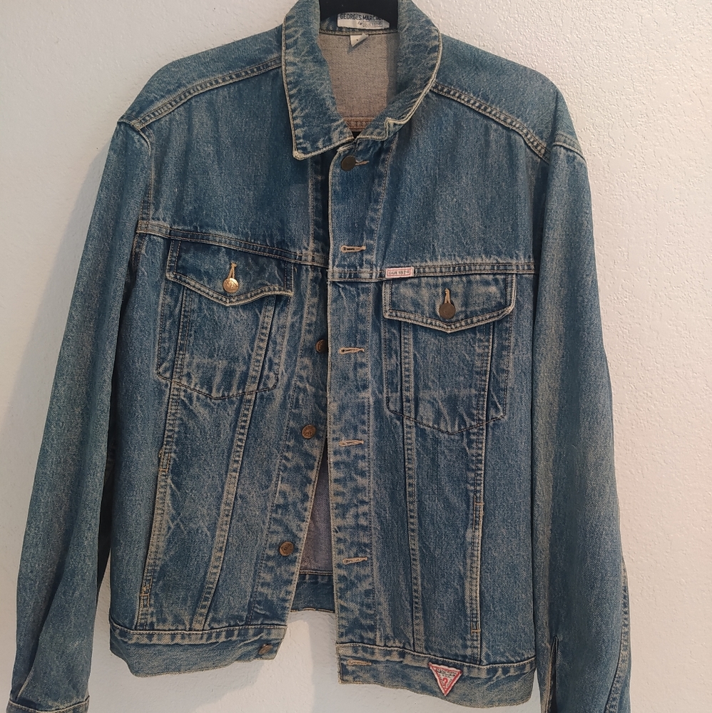 Vintage late 1980s Guess Jean Jacket XL - excellent condition
